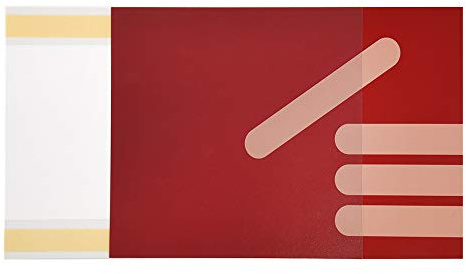 Zeigis - 10 Stück DIN A4 Sichttasche Querformat, selbstklebend bruchfest | 10er Paket, leicht lesbar, Antireflex, einfacher Blattwechsel, Bruchfestes PVC, Indoor, langlebig, dezent, transparent