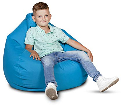 Ecopuf Oscar Puff Fåtölj Inomhus & Utomhus Väska - Polyester Antimack Möbler Pouf med handtag