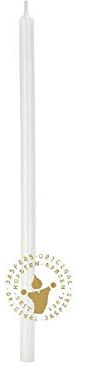 Wiedemann Spaghetti-Kerzen Elfenbein 280 x 12 mm, 6 Stück, Extra dünne und Lange Stabkerzen