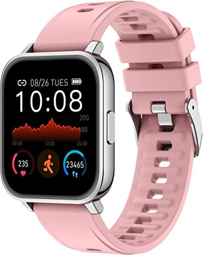 Smartwatch für Damen Herren Fitnessuhr mit Pulsmesser, Schlafanalyse, Musiksteuerung, Kamerasteuerung, Schrittzähler Fitness Tracker Sport Armbanduhr für iOS Android Handy