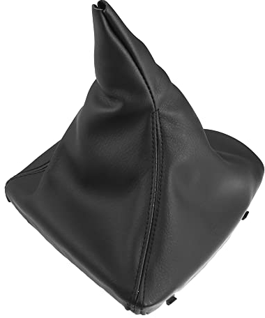 X AUTOHAUX Shift Boot Cover Gear Shift Knob Handbrake Gaiter Boot PU Leather for BMW E90 E91 E92 E93 3-Series 328i 335i for Manual Shifter