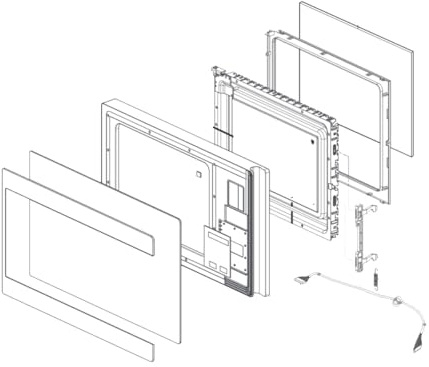 ADC75466008 LG - Soporte para microondas
