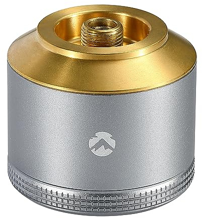 CAMPINGMOON Empty Refillable Canister for Backpacking Camping 15g Pocket Tank TC-15 Silver