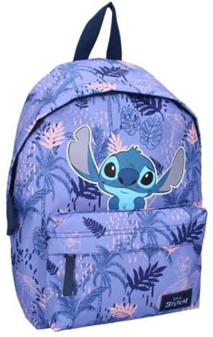 Mybagstory - Zaino Disney Stitch Viola per Bambino - Scuola Primaria