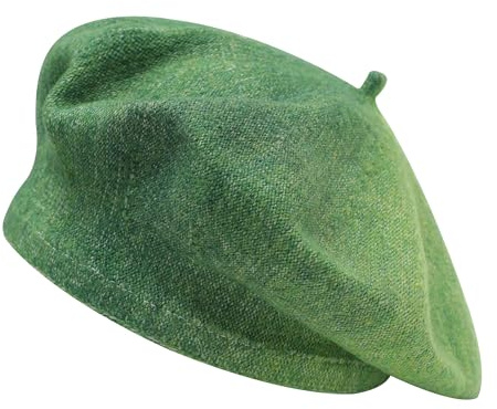 ZLYC Damen Winter Baskenmütze Klassischer Baskenmütze Druck Weich Warm Französisch Hut