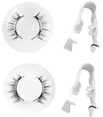 Asheyya Reusable Magnetic Eyelashes with Applicator Lashes, Easy to Wear, No Glue