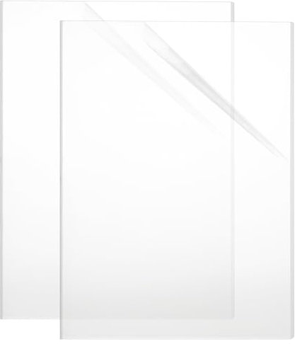 LOPYXBR 2 lastre in vetro acrilico, 300 x 200 x 4 mm, in acrilico A4, trasparente, 4 mm, per cornici fotografiche, esposizioni di progetti, pittura, espositore da tavolo