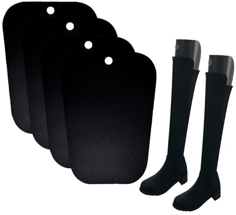 UPSTORE 2 Paar Stiefelform-Einsätze, hohe Unterstützung, Stiefelform, Halter für Damen und Herren, Schwarz, 25,4 cm