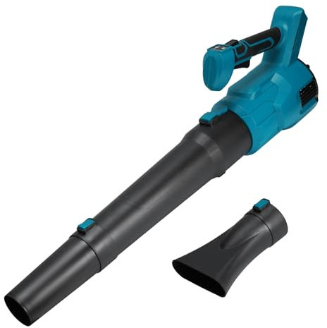 18V Souffleur De Feuilles sans Fil, Vitesse Soufflerie 100 MPH, Puissance D’Aspiration 320 CFM, pour Le Jardin Souffler, Aspirer Et Broyer Les Feuilles, Non Chargeur Et Batterie