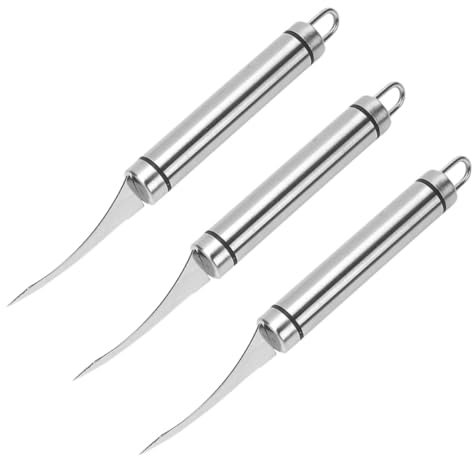 OFFSCH 3 Pezzi Sbucciatore Di Gamberetti Acciaio Inossidabile Utensile Per Gamberetti Pratico E Veloce