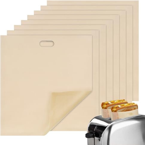 Ancable - Bolsas de tostadora reutilizables para tostadora, 8 unidades