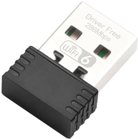 6 adaptadores WiFi AX286 Mini USB Dongle 2,4 GHz 802.11AX recepción de señal para PC portátil Windows 10/11 controlador gratuito