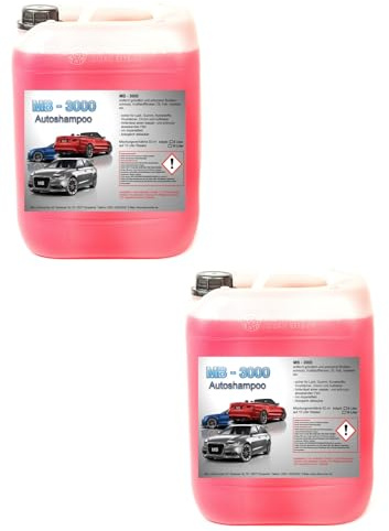 2x 5 L Nano Autoshampoo Carshampoo Konzentrat Glanzshampoo Autoglanz Abperleffekt