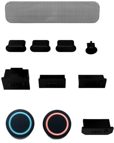 Copertura Antipolvere per Switch 2, Tappo Antipolvere, Kit di Accessori con Copertura Antipolvere in Gomma Morbida Siliconica (Style 1)
