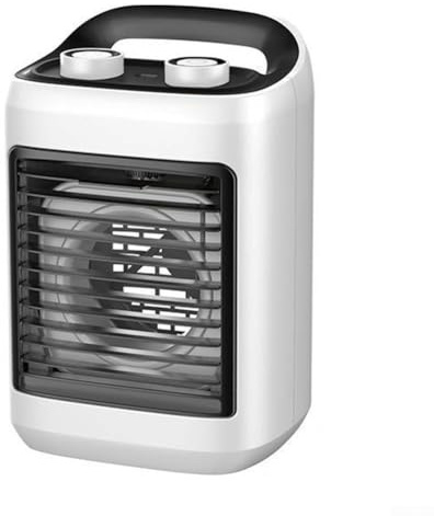 CNANRNANC Petit ventilateur de climatisation de bureau avec 6 réglages de vitesse, connexion USB pour chambre à coucher, dortoir, bureau