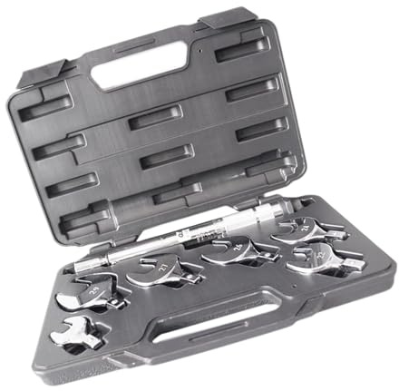 Chiave dinamometrica regolabile in acciaio inossidabile, chiavi dinamometriche regolabili, set di chiavi dinamometriche per aria condizionata, chiave dinamometrica HVAC metrica