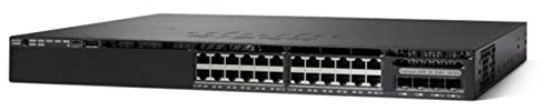 Cisco Catalyst 3650-24TS-L Netzwerk Switch, 24 GbE Ports, 4 1G-Uplinks, 250 WAC-Netzteil, 1 HE, LAN-Basis-Funktionsumfang, erweiterte eingeschränkte Lebenszeitgarantie (WS-C3650-24TS-L)