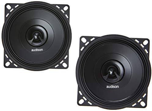Audison APX 4 – 2-Wege Koaxiallautsprecher 100 mm mit gepresstem Faserkonus und 120W max für lineare Wiedergabe im Fahrzeug