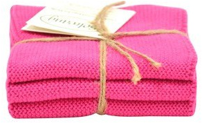 Solwang Putzlappen 3 X Pink Kombi 686868 Wischlappen Baumwolle Wischtücher Edelstahl