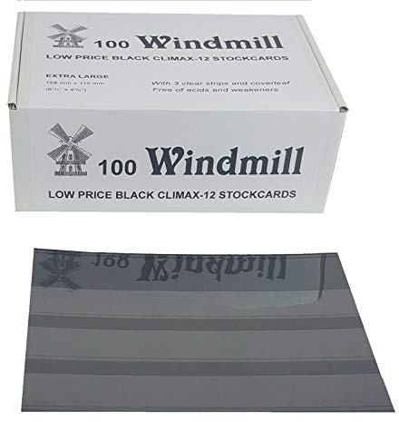 Safe Albums Windmill Climax 12 Stockcards - Pack of 100