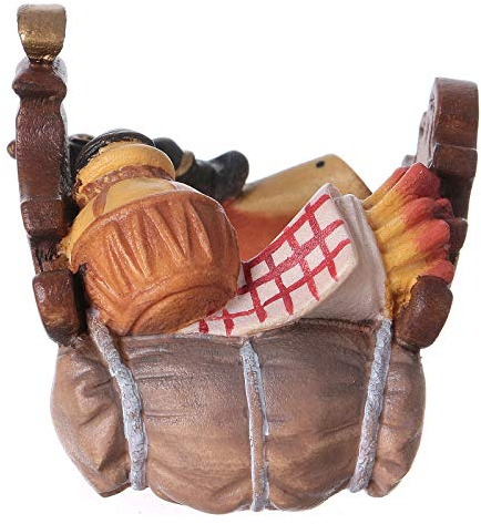 Holyart Sattel für Kamel Krippe Mod. Original Grödnertal Holz 12cm