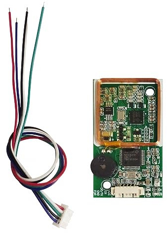 Modulo Lettore di Scheda a Doppia Frequenza, Scheda SD Integrato con Cicalino e Ottimizzazione Interfaccia WG, Modulo Wireless Wiegand Reader RFID 5V 13.56MHz 125KHz per scheda IC/ID