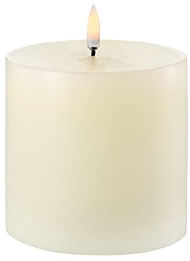Uyuni Led Rustikale Kerze Elfenbein -Ø10.1x10cm