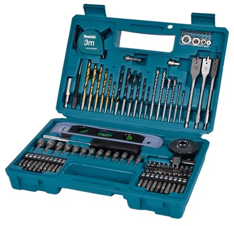 Makita E-10730 Bohrer- und Schrauben-Set, 102-teilig aus Kunststoff