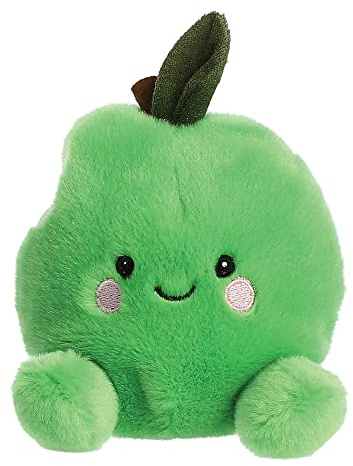 Aurora, 33572, Palm Pals Jolly Green Apple, 5In, Eco Friendly Soft Toy, Green