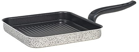 Home Salt Npepper Bistecchiera in Alluminio con Rivestimento Antiaderente, 23,5cm