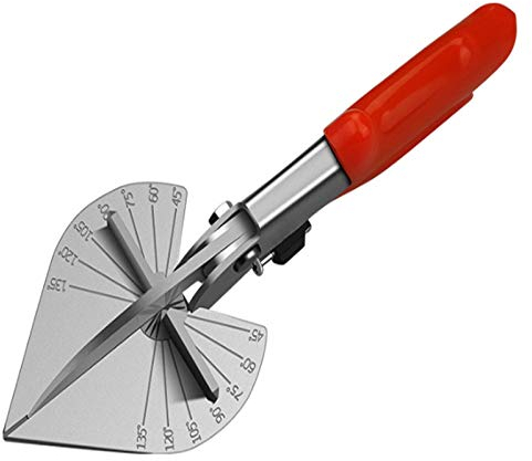 Utensile da taglio a un quarto di tondo-Cesoie per troncatrici-Cesoie per troncatrici multifunzionali Cesoie per troncatrici multi-angolo con blocco ad angolo regolabile da 45 a 135 gradi per il tag