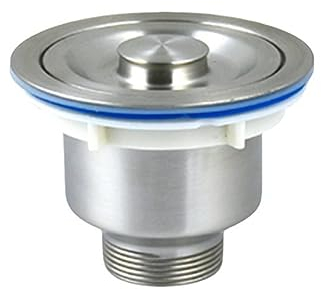 Sink Waste, Stainless Steel Washbasin Downpipe Single and Double Sink Basket Strainer Kitchen Fittings