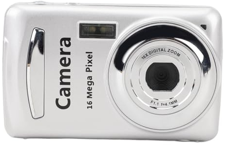Cámara Digital 1080P - Videocámara HD 16MP con Pantalla LCD 2.4 - Compatible hasta 32GB - Compacta para Selfies y Vlogging