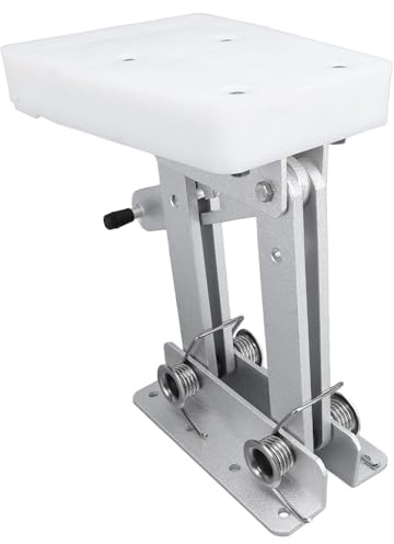 Boots-Außenbordmotorhalterung, Yacht-Marine-Motorhalterung aus Aluminiumlegierung, 5 Gänge, Verstellbare Motorhalterung, Robuste Bootsmotorhalterung für 2-Takt-Motoren mit 7