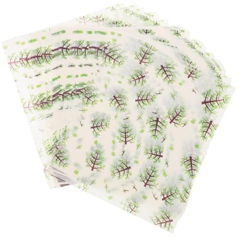 Amosfun Sandwich Packing Paper Fresh Pattern Design Food Wrapping Paper 50 Sheets Grease Proof Waterproof and Storing Leftovers for Children’s Lunch Boxes