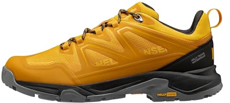 Helly Hansen Cascade Low HT Men's Waterproof Hiking Boots - Durable Outdoor Footwear, Lightweight, Comfortable Trail Boot, 345 Essential Yellow - 11