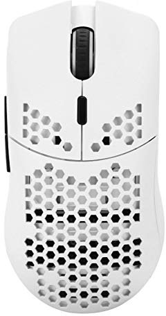 Ejoyous Gaming Mouse White, 2.4G Wireless, 6 Programmable Buttons, RGB Lighting, 3600 DPI, White Hollow Computer Mouse