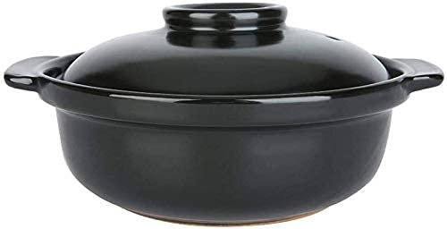 HYRTHAFSDF Olla de Barro para cocinar Olla de Terracota Cazuela de cerámica - Protección del Calor y Ahorro de energía Conducción rápida del Calor