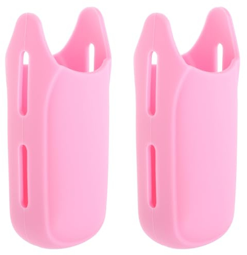 INOOMP Manicotto in Silicone Isolante per Ferro Arricciacapelli e Piastra, Copertura Resistente al Calore per Manico, Set da 2 Pezzi, Antiscivolo e Riutilizzabile per Styling