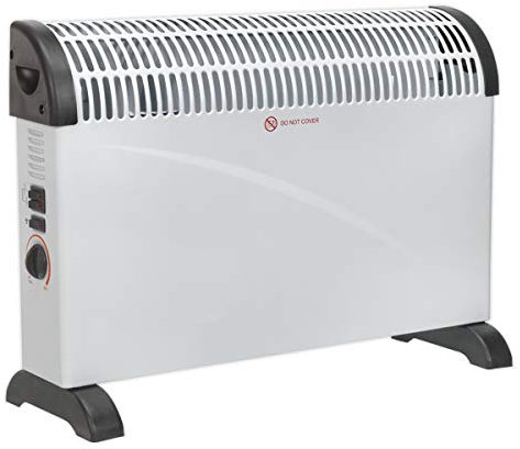Sealey Cd2005T Convector Heater 2000W 3 Heat Settings Thermostat Turbo Fan