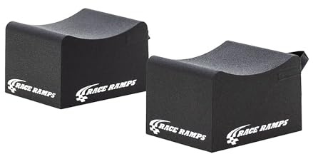 Race Ramps 8 Inch Wheel Cribs for Car Maintenance and Display, Lightweight, Non-Scratch, Ideal for Oil Changes and Garage Use, RR-WC-8