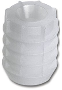 70.0532 Lot de 100 chevilles en plastique 8,6 x 10,6 mm pour charnières