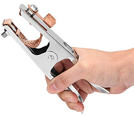 Abrazadera de tierra, abrazadera de soldadura para máquina de soldar, 175 mm de largo, soldadora manual, cable de masa, dispositivo de soldadura, 500 A