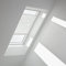 VELUX Original Plissee (FHL), Weisse Seitenschienen, FK04, Weiß Gemustert/FHL FK04 1256SWL