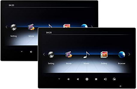 XTRONS 12,5‘‘ HD Touchscreen Android 10.0 Octa Core 2 + 16 Kopfstütze Auto Videoplayer Eingebautes WiFi mit Unterstützung für 2K Video 1920 * 1080 USB/TF-Karte/Headset-Buchse(Keine DVD) (HM127Ax2)