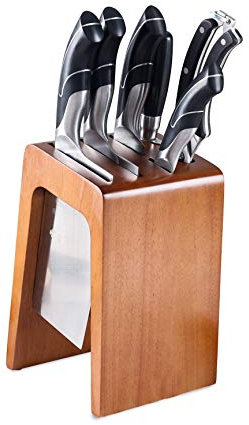 Porta coltelli Forniture da Cucina Porta coltelli Multifunzione Porta coltelli per Uso Domestico Porta coltelli in Legno Porta coltelli Cucina
