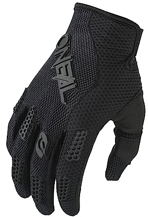 O'NEAL | Fahrrad- & Motocross-Handschuhe | MX MTB FR Downhill | Passform, Luftdurchlässiges Material | Element Youth Glove RACEWEAR V.24 | Unisex Kinder | Schwarz | Größe M