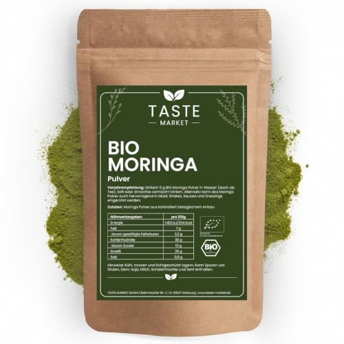 2 kg BIO Moringa Pulver | fein gemahlene Moringablätter | Blattpulver | Moringa Oleifera