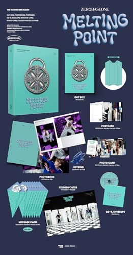 ZEROBASEONE ZB1-2nd Mini Album MELTING POINT CD+Pre-Order Benefit (Random ver.)