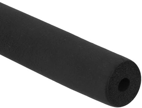 PATIKIL 3/8(10mm) ID x 6Ft Tubo Isolante Schiuma Condotto Custodia Involucro Rotolo Barra Imbottitura Tubi per Maniglia HVAC Esterna Aria Condizionatore Unità
